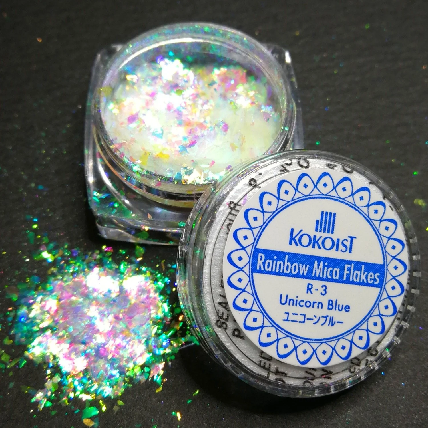 Rainbow Mica Flakes R-3 Unicorn Blue