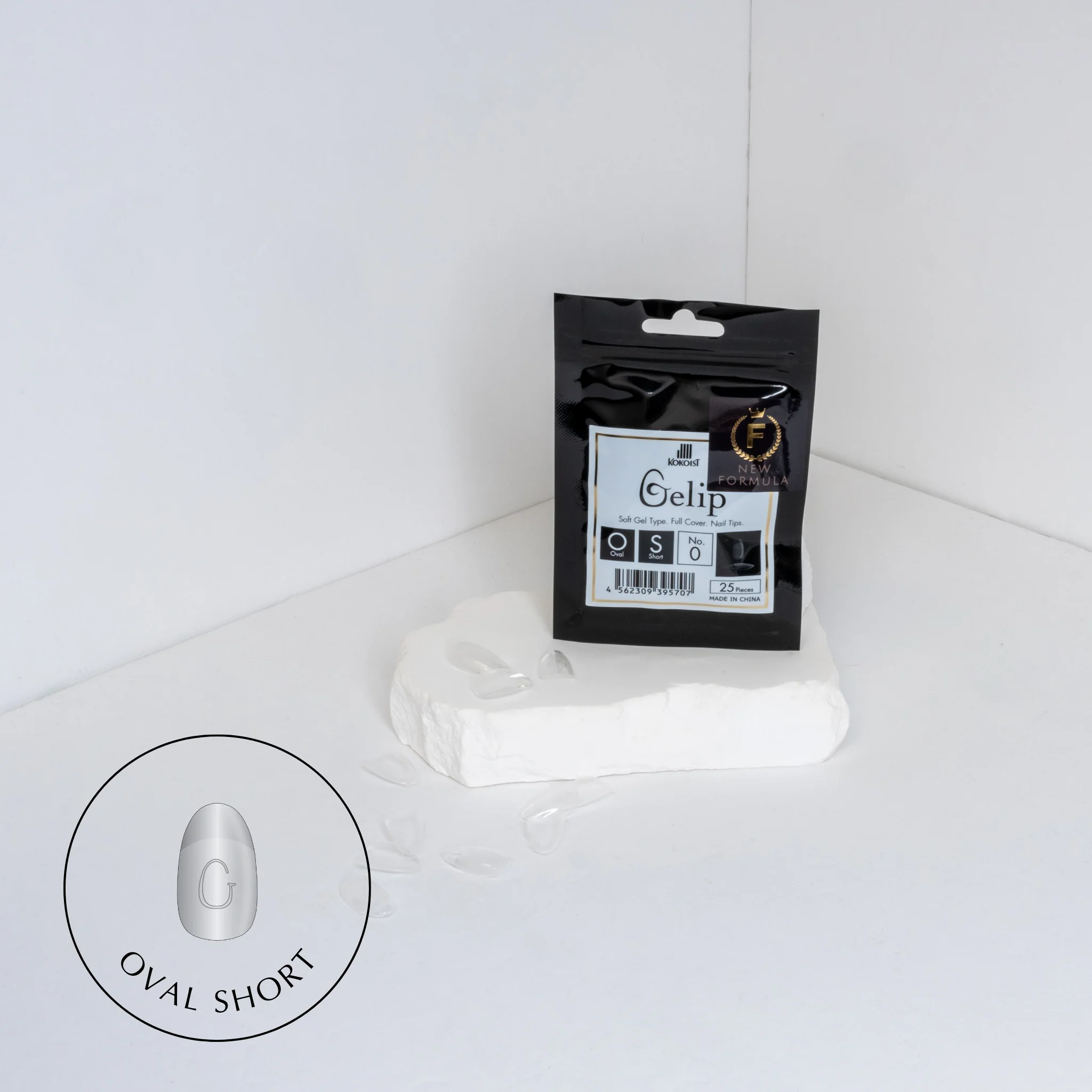 Oval Short Gelip Refill Pack (25 pcs.)
