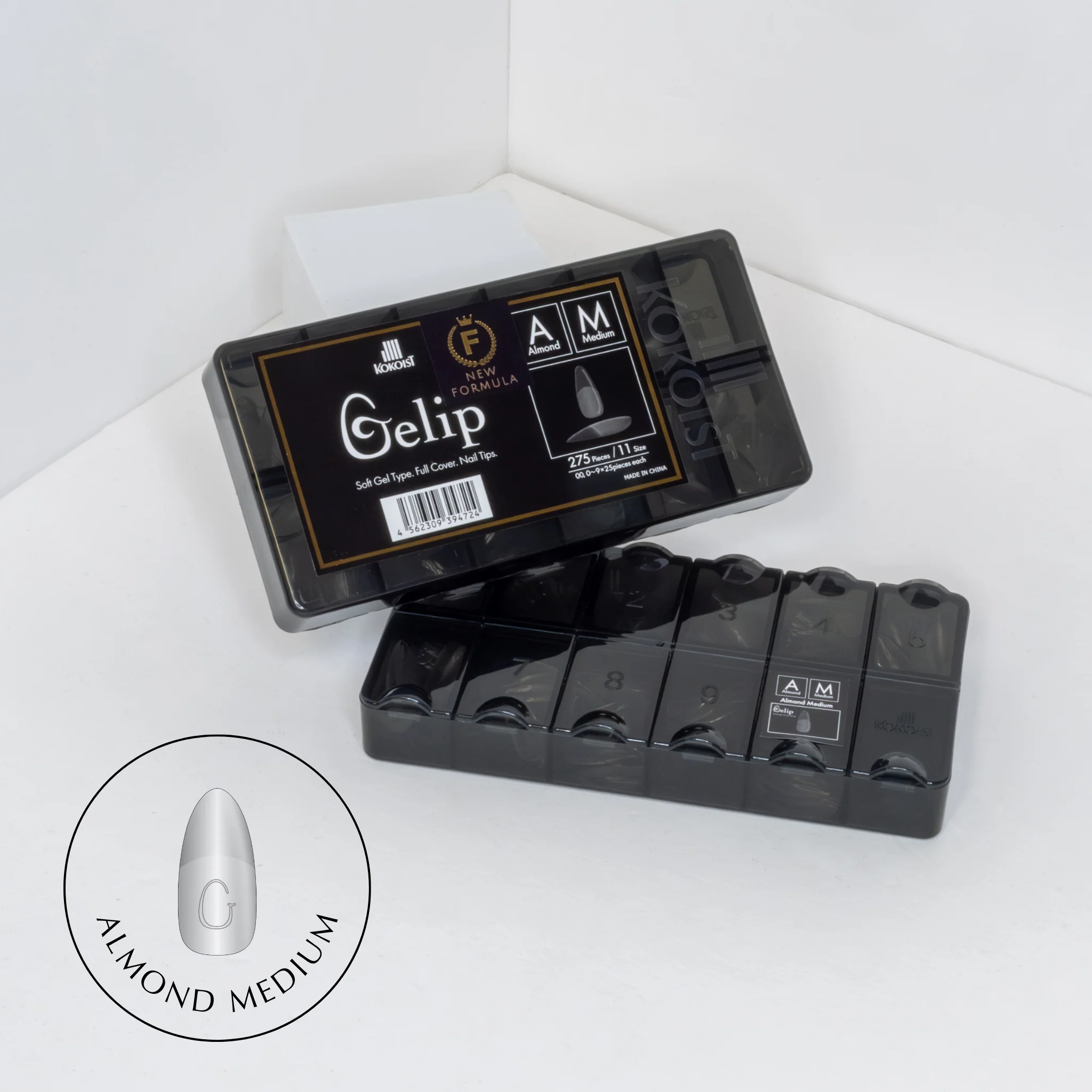 Almond Medium Gelip Extensions (275 pcs.)