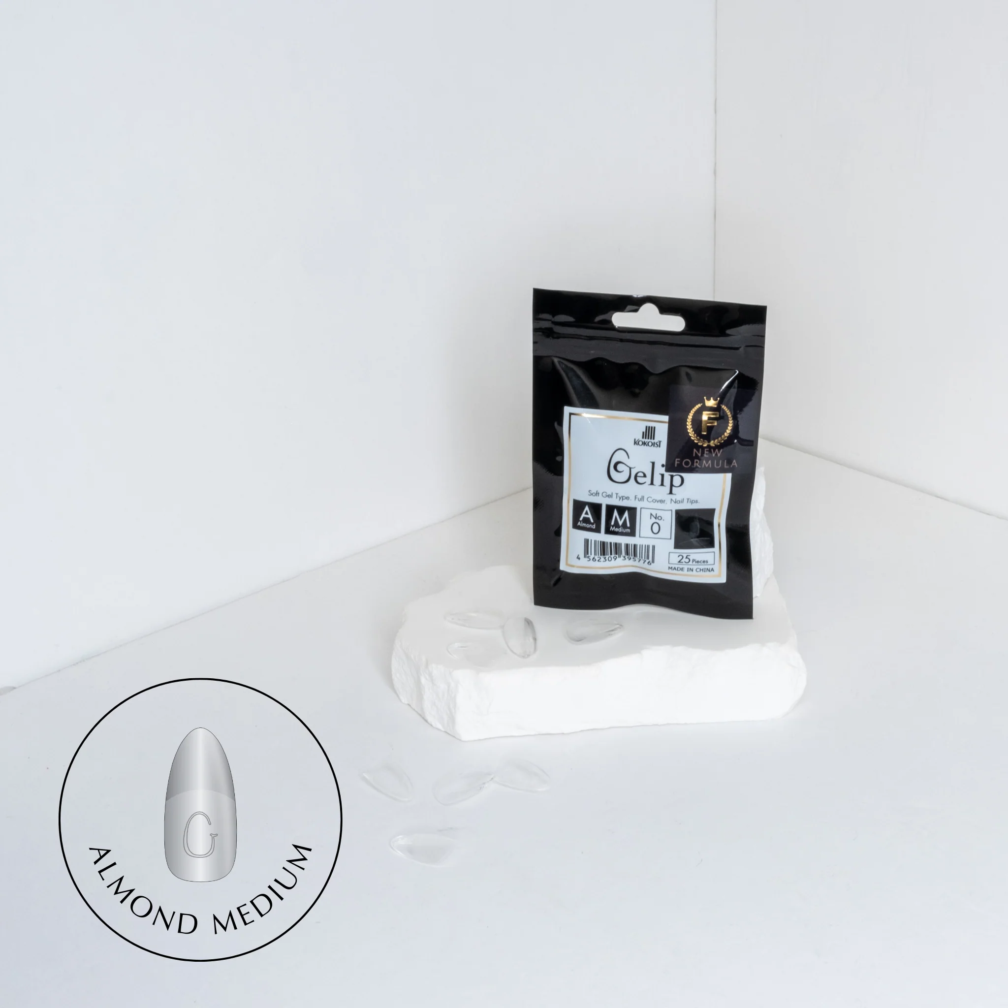 Almond Medium Gelip Refill Pack (25 pcs.)