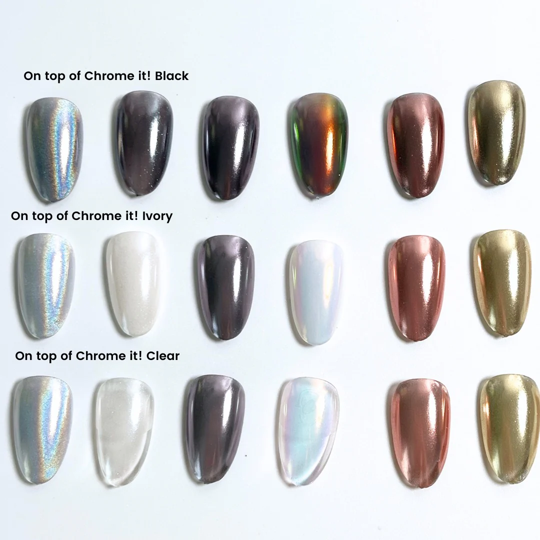 NTT-CC Chrome It! Clear Non-Wipe Gel