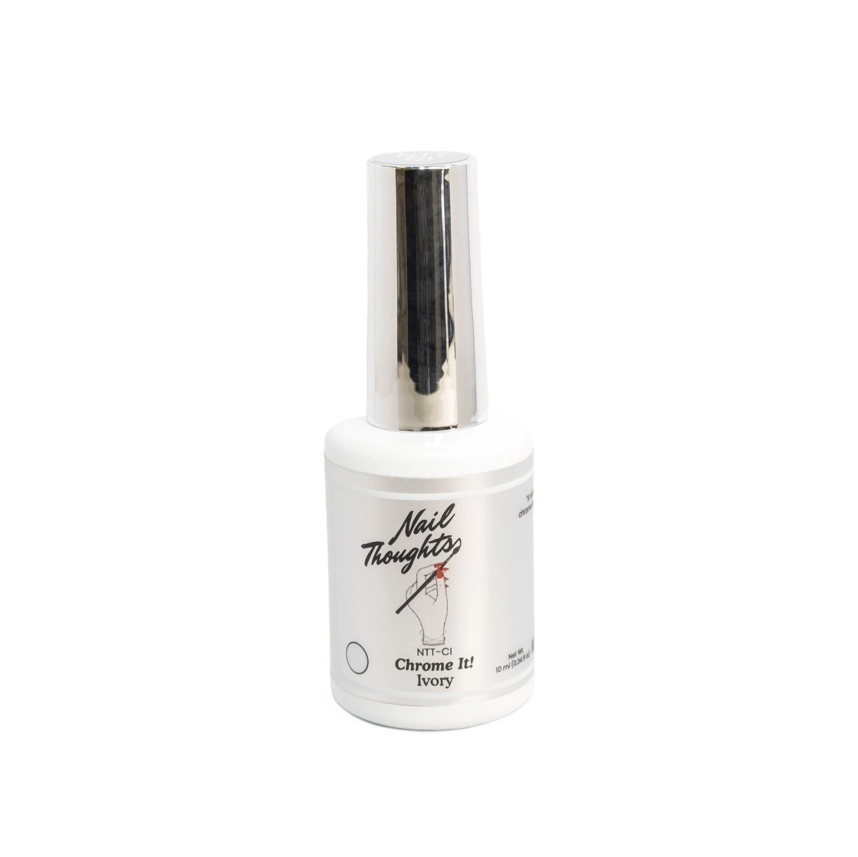 NTT-CI Chrome It! Ivory Non-Wipe Gel
